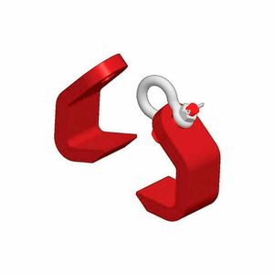 3/8" GRADE 100 PLATE HOOK - 8800 LB. CAPACITY by Machining & Welding By Olsen, Inc.