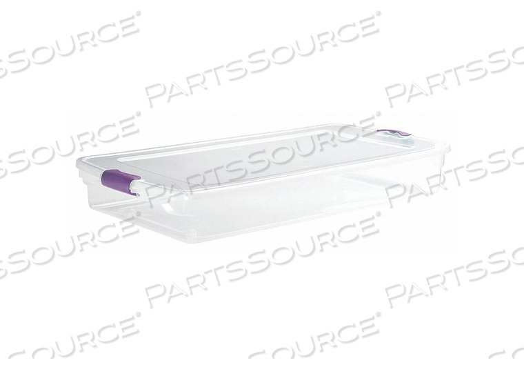 STORAGE TOTE POLYPROPYLENE CLEAR 60 QT. by Durabilt STORAGE TOTE POLYPROPYLENE CLEAR 60 QT. by Durabilt