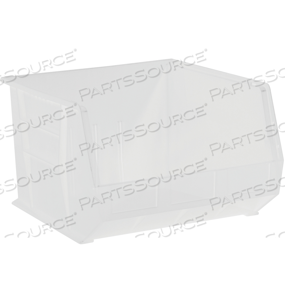 PLASTIC STACK & HANG BIN BOXES, 18" X 16 1/2" X 11, CLEAR, 3/CASE by BOX Partners (Box Acquisitions, LLC)