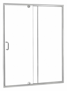 SHOWER DOOR ALUMINUM SILVER 48 X 69 SZ by Foremost