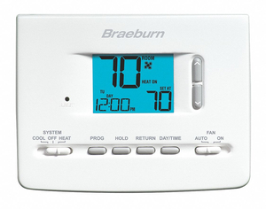 LOW VOLTAGE THERMOSTAT 18 TO 30VAC by Braeburn