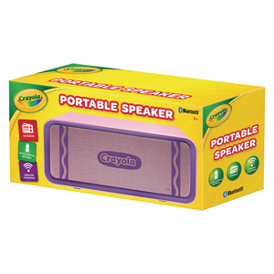 PORTABLE SPEAKER, BLUETOOTH, PURPLE by Crayola