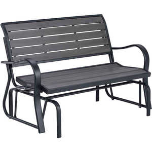 GLIDER BENCH, GRAY by Lifetime Products