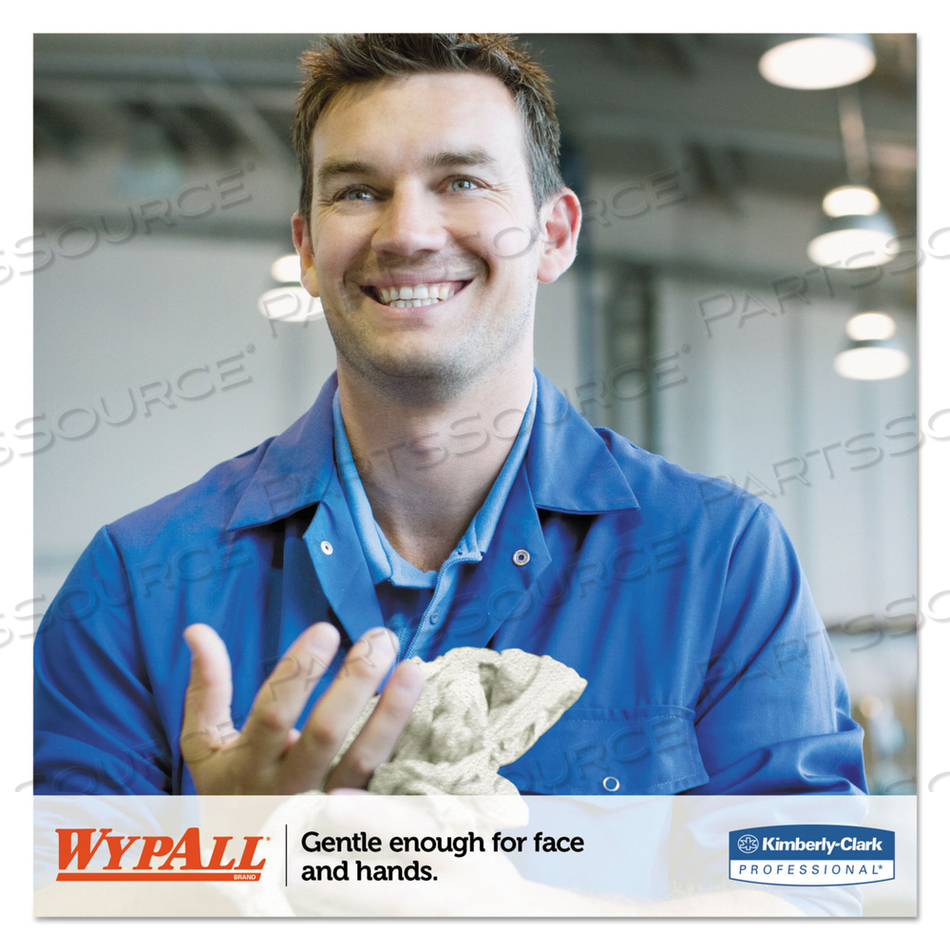 L40 TOWELS, DRY UP TOWELS, 19.5 X 42, WHITE, 200 TOWELS/ROLL by WypAll L40 TOWELS, DRY UP TOWELS, 19.5 X 42, WHITE, 200 TOWELS/ROLL by WypAll