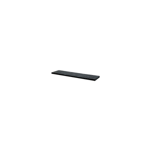 STRUCTURAL PLASTIC VENTED SHELF, 96"W X 24"D, BLACK by SPC Industrial