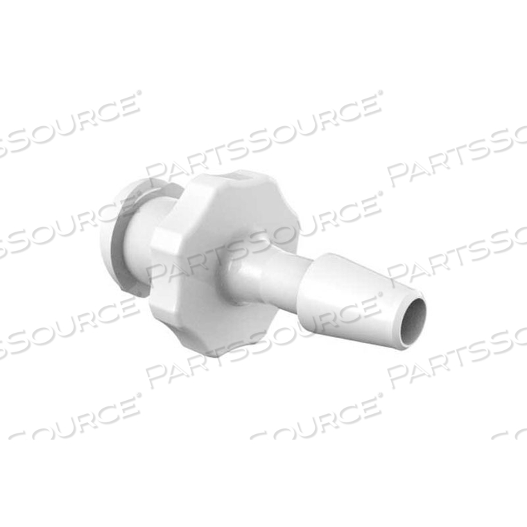 FEMALE LUER WITH 1/8" BARB, POLYPROPYLENE ANTIMICROBIAL 