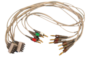 10 LEAD BANANA PLUG ECG LEADWIRE by AirLife (aka SunMed Group, LLC)