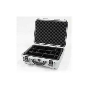 NANUK 930 CASE W/PADDED DIVIDER, 19-13/16"L X 16"W X7-5/8"H, SILVER by Plasticase Inc.