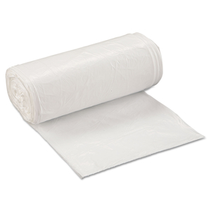 LOW-DENSITY COMMERCIAL CAN LINERS, 16 GAL, 0.5 MIL, 24" X 32", WHITE, 50 BAGS/ROLL, 10 ROLLS/CARTON by Inteplast Group