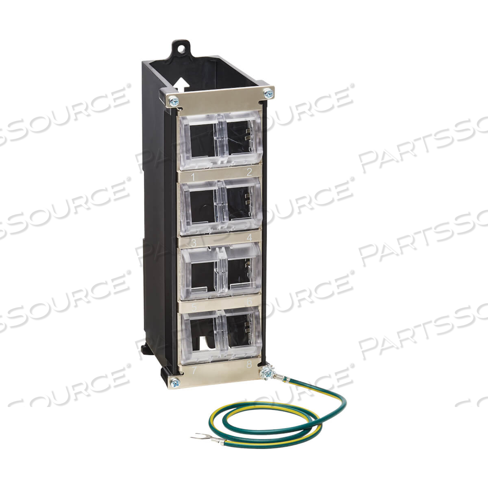 8PRT DINRAIL ENCL FOR KEYSTONE by Tripp Lite