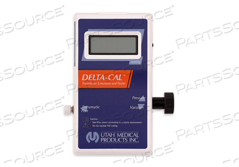 DELTA-CAL™ PRESSURE TRANSDUCER SIMULATOR/TESTER by Utah Medical Products Inc.