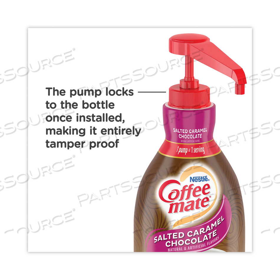 LIQUID CREAMER PUMP BOTTLE, SALTED CARAMEL, 1.5 LITER PUMP BOTTLE by Coffee-Mate