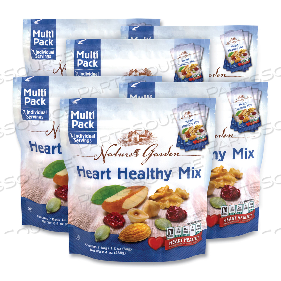 HEALTHY HEART MIX, 1.2 OZ POUCH, 7 POUCHES/PACK, 6 PACKS/BOX 