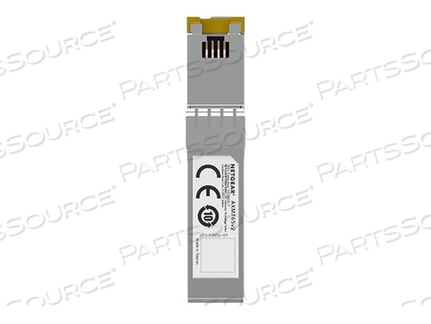 AXM765V2, SFP+ TRANSCEIVER MODULE, 10 GIGE, 10GBASE-T, RJ-45, UP TO 262 FT by Netgear