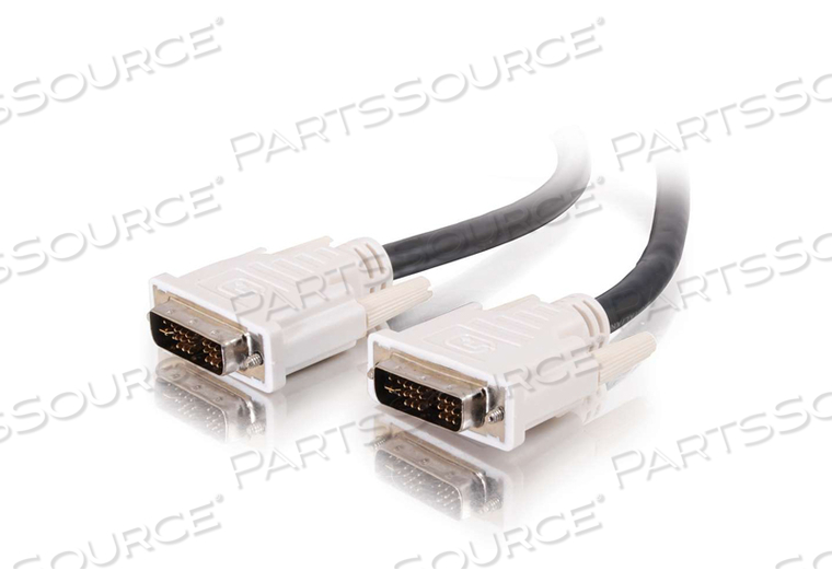 CABLE, 28 AWG CABLE, BLACK, DVI-I SINGLE LINK MALE, DVI-I SINGLE LINK MALE, MEETS ROHS, 9.8 FT 