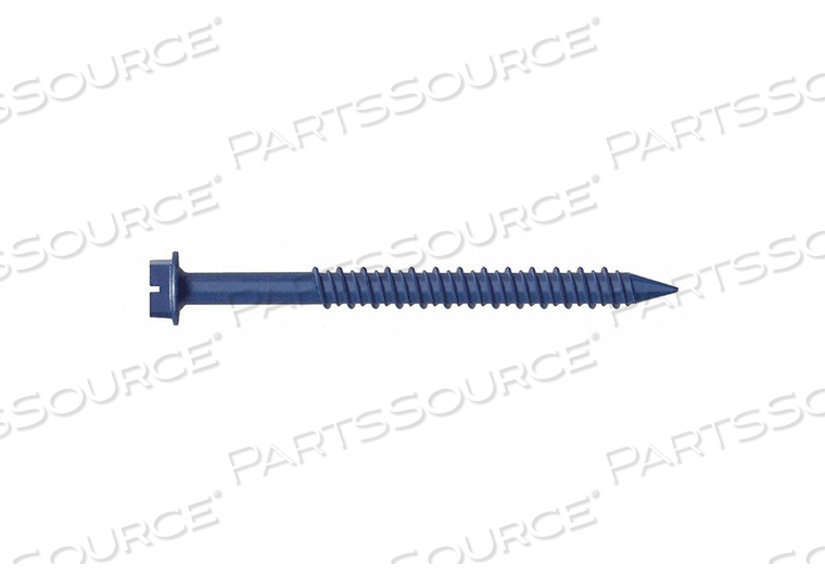 CONCSCRW HEXWASHR S 1/4 D 1-1/4 L PK25 by MKT Fastening