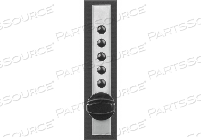 MECHANICAL LOCK SATIN CHROME 5 BUTTON by Simplex Inc.
