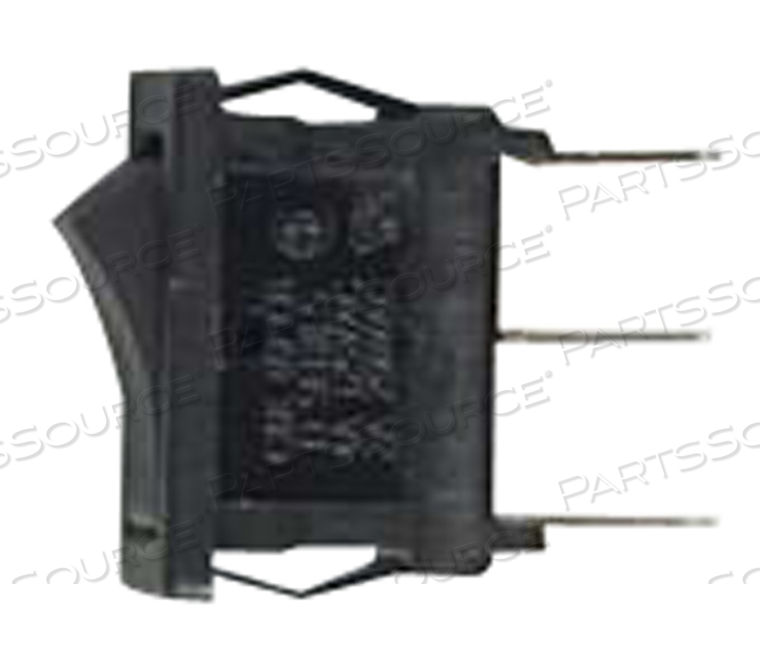 4A ROCKER SPDT SWITCH - BLACK 