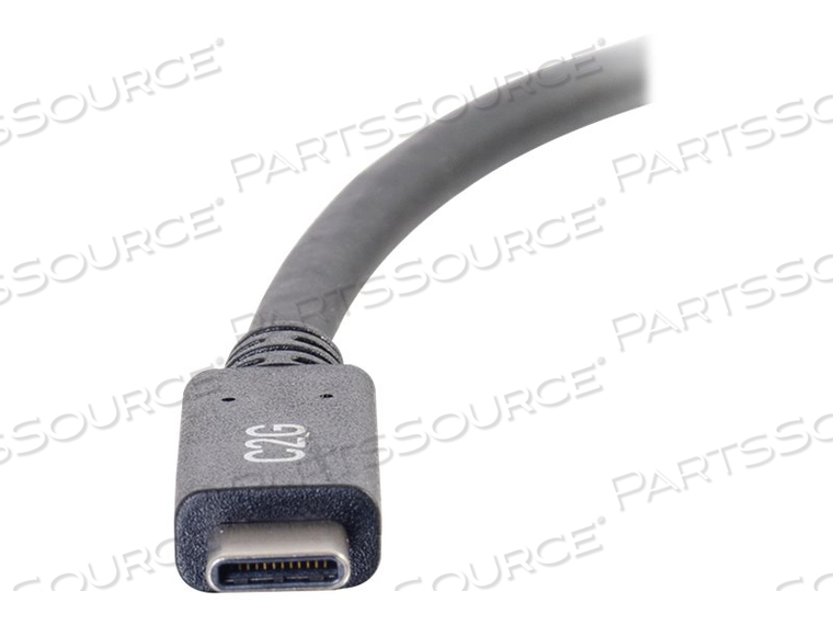 6FT 30 AWG USB C MALE - A MALE SUPERSPEED CABLE - BLACK by Legrand AV (C2G) 6FT 30 AWG USB C MALE - A MALE SUPERSPEED CABLE - BLACK by Legrand AV (C2G)
