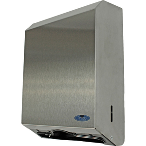 FOLDED PAPER TOWEL DISPENSER, STAINLESS STEEL by Frost Products Ltd