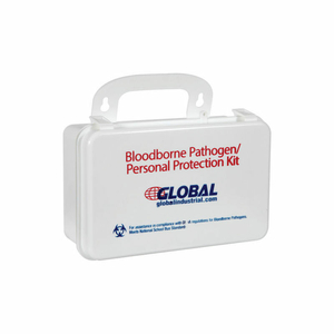 SMALL INDUSTRIAL BLOODBORNE PATHOGENS KIT WITH CPR MASK, WEATHERPROOF by Clauss