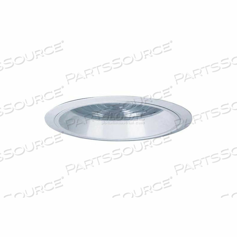 REFLECTOR W/ WHITE SPLAY FRESNEL LENS FOR 8" FLUORESCENT DOWNLIGHT 