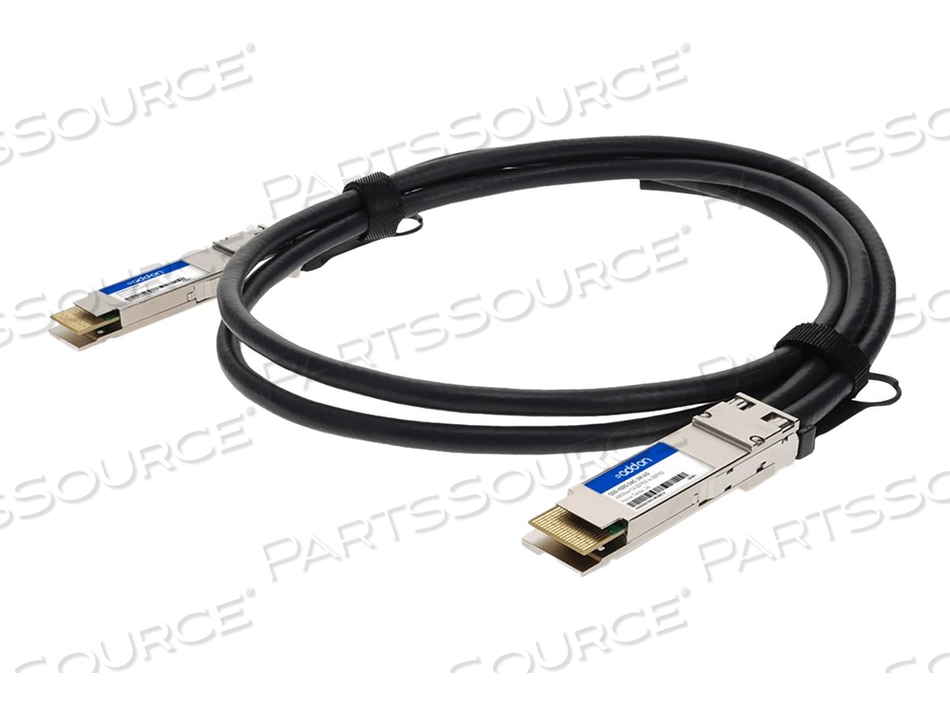 ADDON, 200GBASE-CU DIRECT ATTACH CABLE, TAA COMPLIANT, QSFP-DD TO QSFP-DD, 3.3 FT, TWINAXIAL, PASSIVE by ADDON