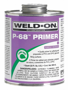 PRIMER PURPLE 32 OZ PVC AND CPVC by Weld-On