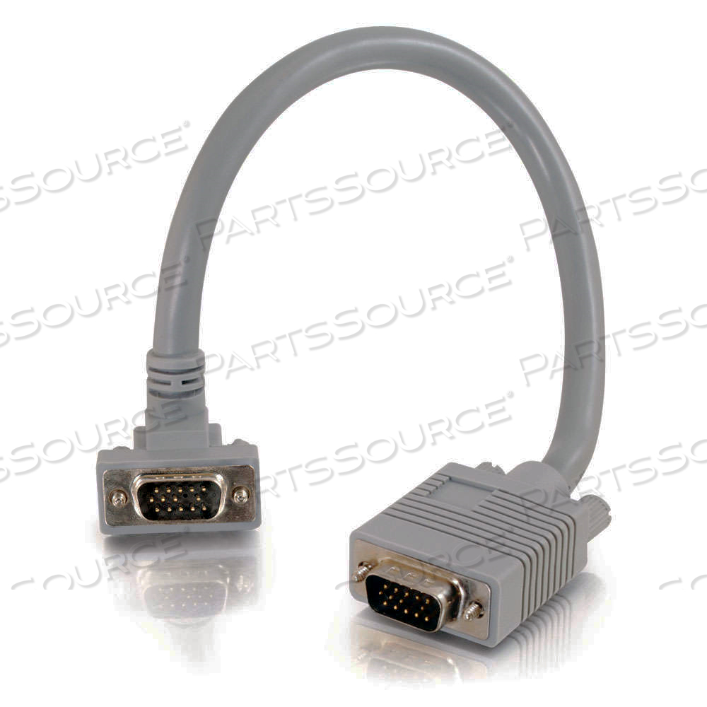 3FT HD15 M/F SXGA CBL W/90 DEG DN CONN by Legrand AV (C2G)