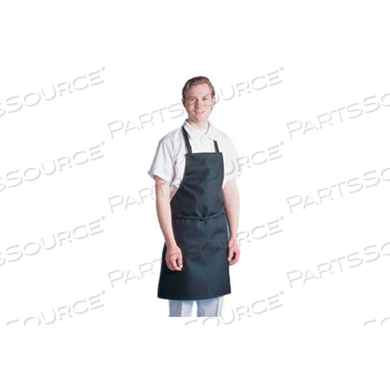 CHEF REVIVAL - MAJESTY BIB APRON, 30" X 34", WATERPROOF, BLACK by John Ritzenhaler Co