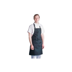 CHEF REVIVAL - MAJESTY BIB APRON, 30" X 34", WATERPROOF, BLACK by John Ritzenhaler Co