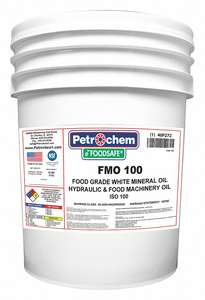 MINERAL HYDRAULIC OIL FOOD GRADE 5 GAL. by Petrochem