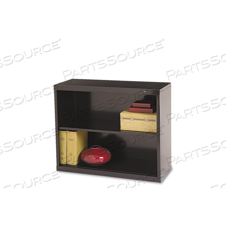 WELDED STEEL BOOKCASE 28IN 2 SHELF BLACK by Tennsco Corp. WELDED STEEL BOOKCASE 28IN 2 SHELF BLACK by Tennsco Corp.
