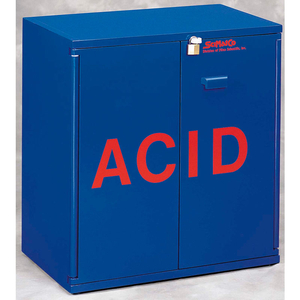 24X2.5 LITER, JUMBO STACKING ACID CABINET, 30"W X 18-1/2"D X 32-1/2"H by Scimatco