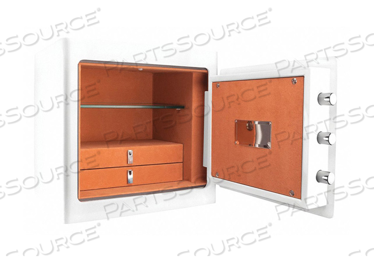 SECURITY SAFE WHITE 117 LB. STEEL by Barska