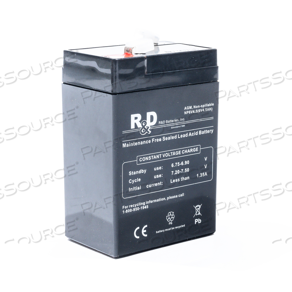 POWERSONIC PS-640 LEAD ACID BATTERY 