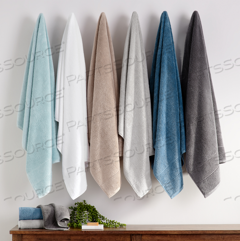 ASTON & ARDEN TURKISH SOLID HUMMUS BATH TOWELS by Monarch Brands Inc.