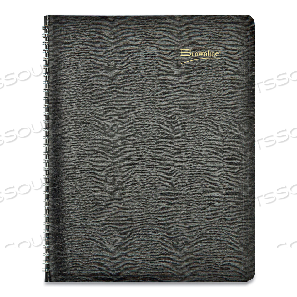 ESSENTIAL COLLECTION 14-MONTH RULED MONTHLY PLANNER, 11 X 8.5, BLACK COVER, 14-MONTH (DEC TO JAN): 2022 TO 2024 by Brownline