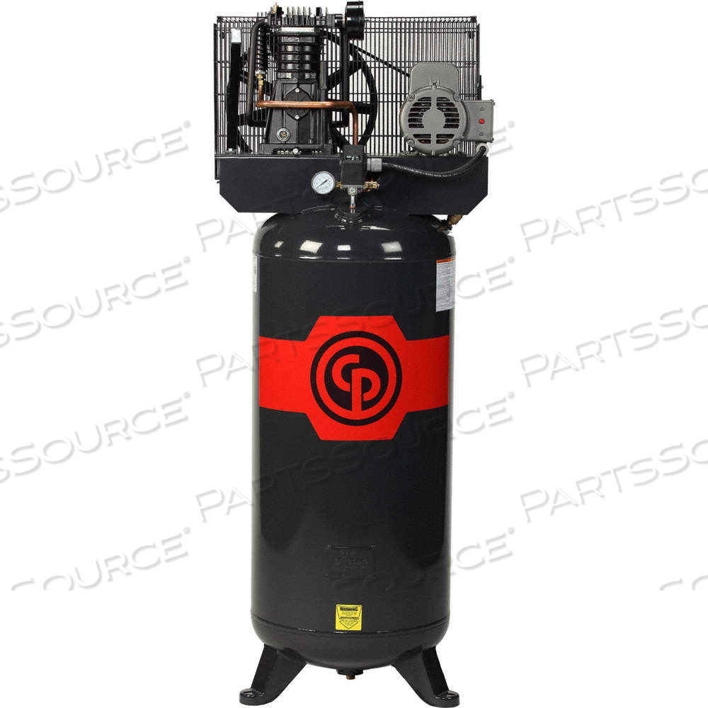 STATIONARY AIR COMPRESSOR 5 HP 2 STAGE by Chicago Pneumatic