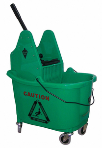 D8085 MOP BUCKET AND WRINGER 8-3/4 GAL. GREEN by Tough Guy