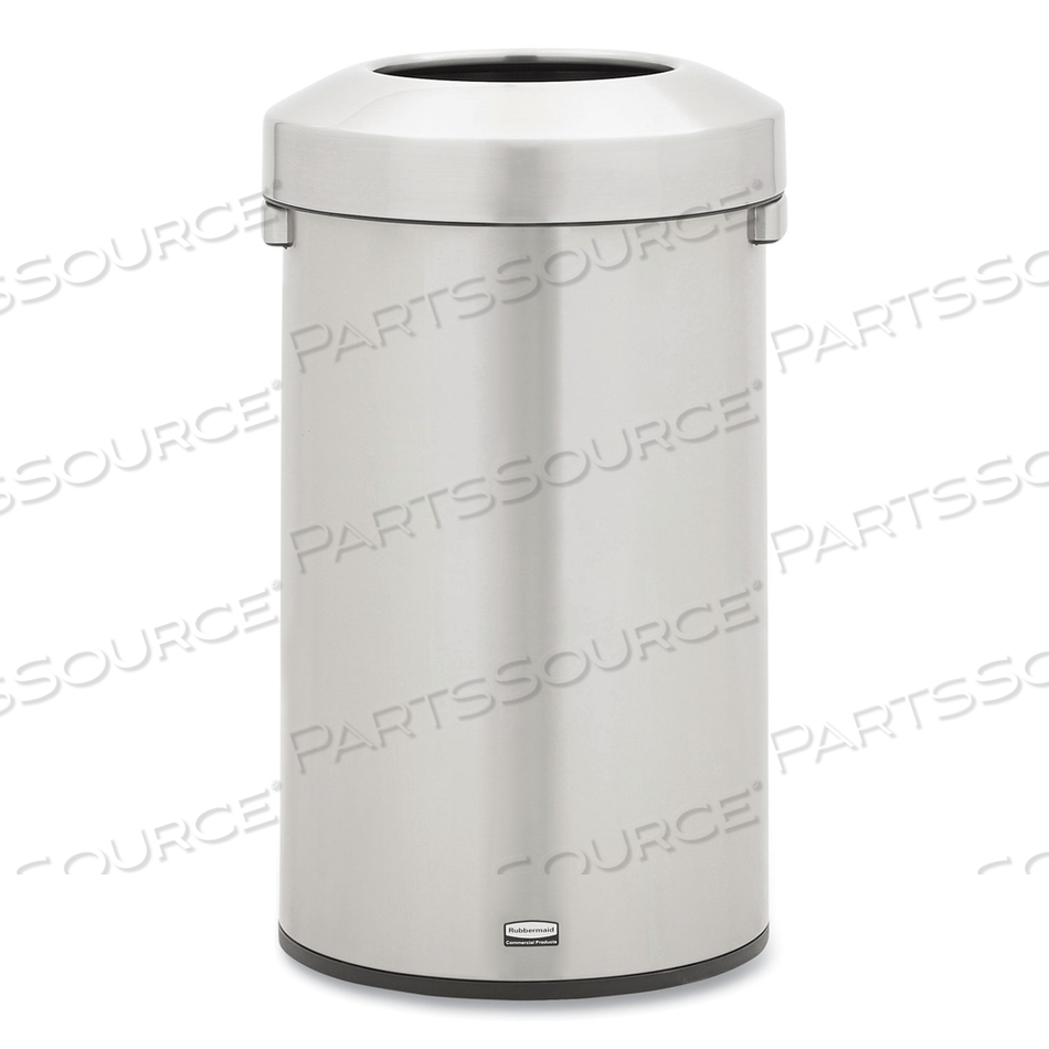 REFINE SERIES WASTE RECEPTACLE, 23 GAL, PLASTIC/STAINLESS STEEL by Rubbermaid Medical Division