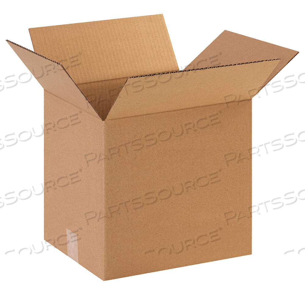SHIPPING BOX, 13 IN INSIDE LG, 10 IN INSIDE WD, 13 IN INSIDE HT, 32 ECT, SINGLE WALL by Approved Vendor