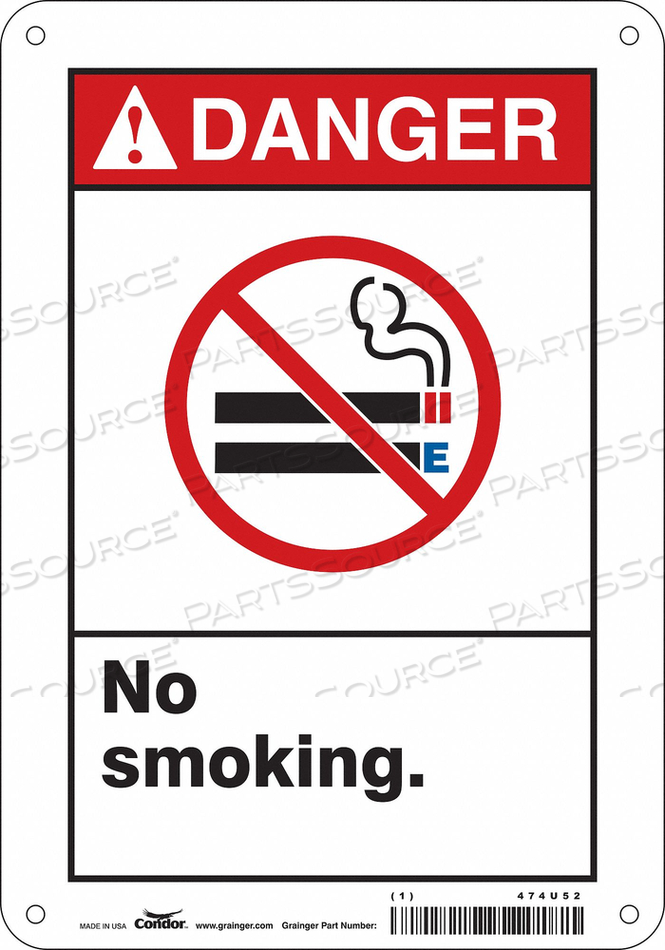SAFETY SIGN 7 W 10 H 0.060 THICKNESS 