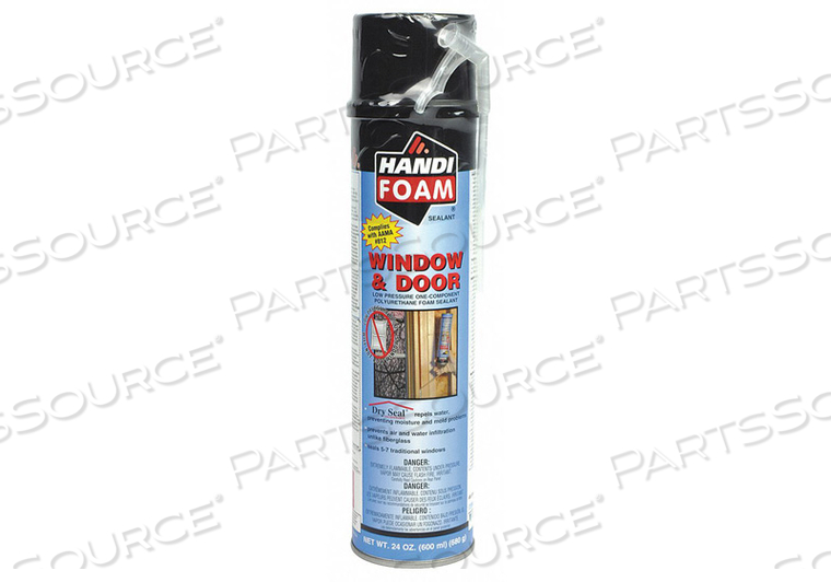 STRAW FOAM SEALANT WINDOW AND DOOR 24OZ. by Handi-Foam STRAW FOAM SEALANT WINDOW AND DOOR 24OZ. by Handi-Foam