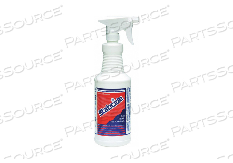 ANTI-STATIC CONTROL SPRAY 32 OZ SIZE by ACL Staticide ANTI-STATIC CONTROL SPRAY 32 OZ SIZE by ACL Staticide