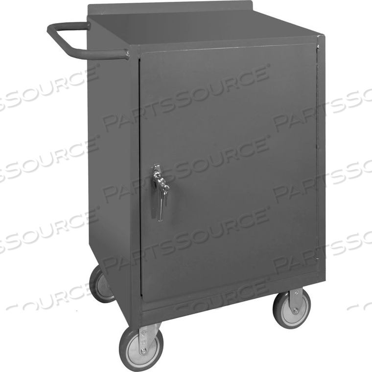 WBF-48120-95 23"W X 20"D MOBILE BENCH CABINET - 1 SHELF 24"W X 18"D X 36-1/2"H - GRAY by Durham Manufacturing Company WBF-48120-95 23"W X 20"D MOBILE BENCH CABINET - 1 SHELF 24"W X 18"D X 36-1/2"H - GRAY by Durham Manufacturing Company