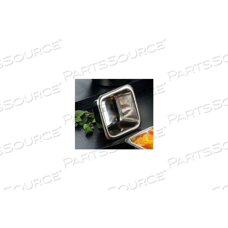SAUCE CUP, 2-1/2 OZ. CAPACITY, SQUARE by American Metalcraft SAUCE CUP, 2-1/2 OZ. CAPACITY, SQUARE by American Metalcraft