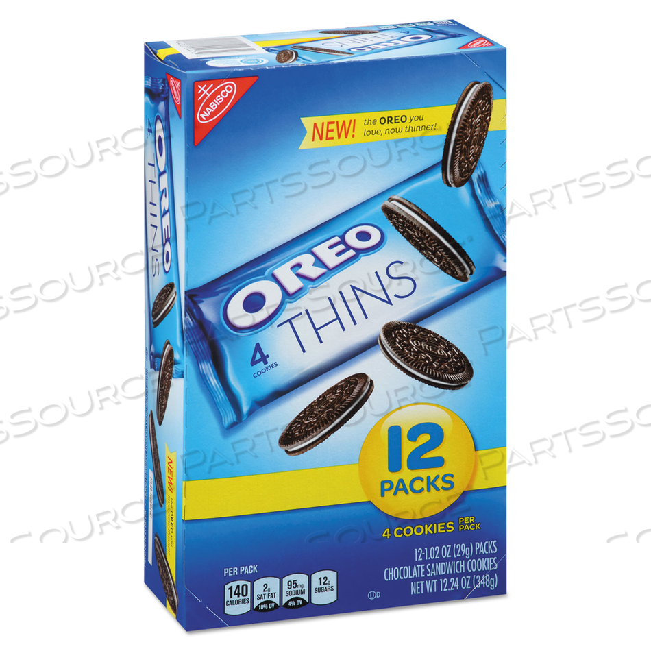 SINGLE SERVE PACKS CHOCOLATE OREO COOKIES - 12/BOX 