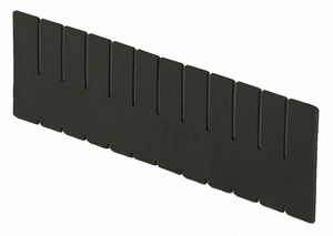 ESD BOX DIVIDER BLACK 15-1/4IN.X4-3/8IN. by Lewisbins