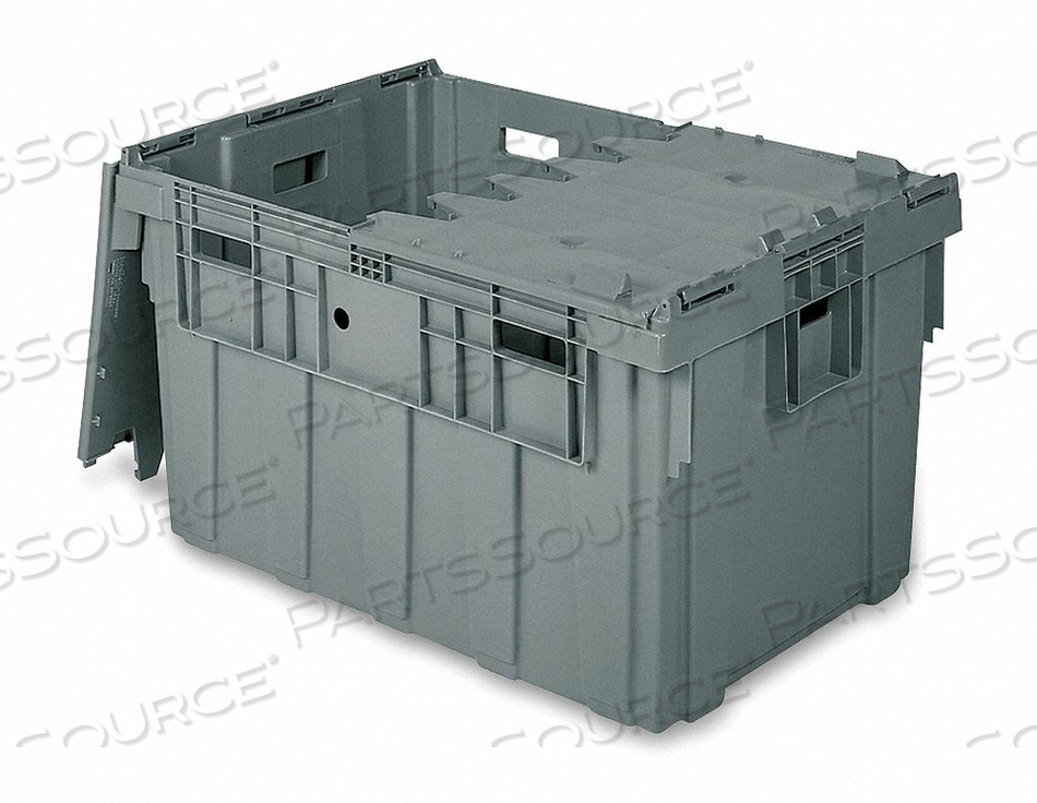 ATTACHED LID CONTAINER 6.62 CU FT GRAY by Akro-Mils / Myers Industries, Inc
